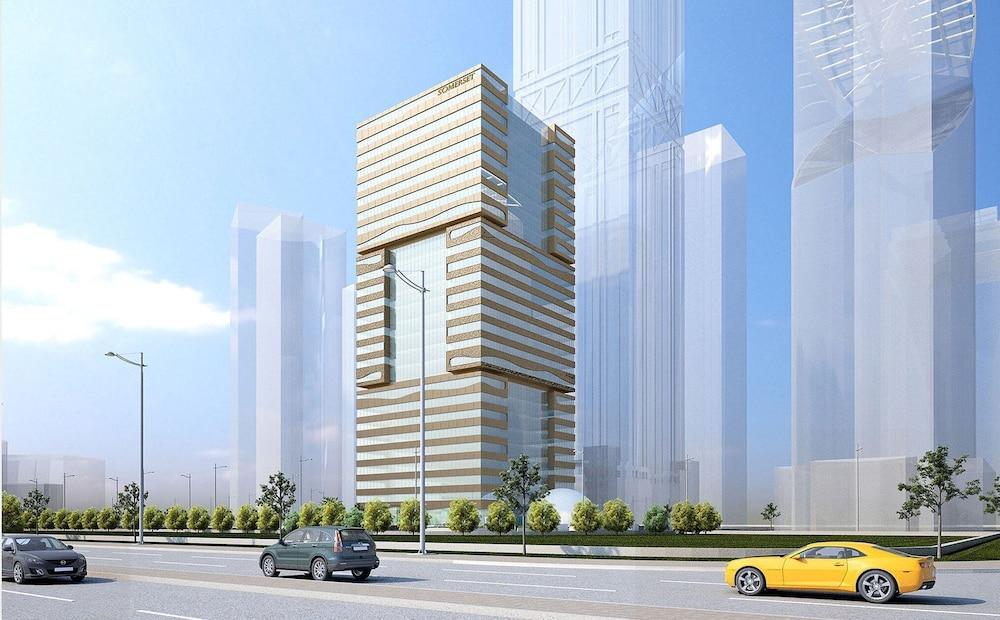 서머셋 웨스트 베이 도하 호텔 외부 사진 The proposed building